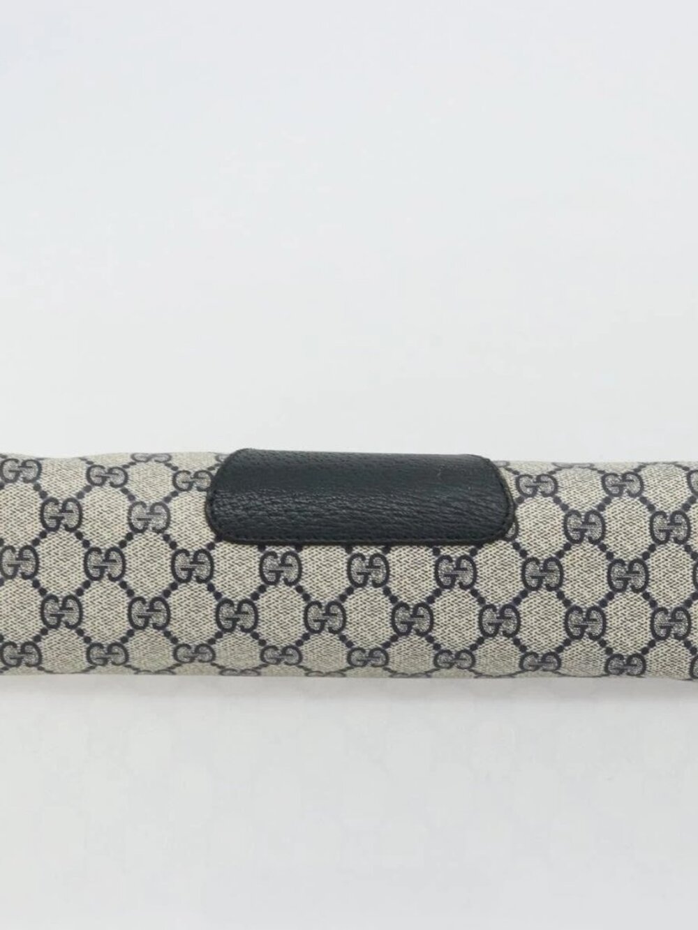 GUCCI GG Supreme Sherry Line Clutch Bag PVC Navy 89 01 033 Auth 175774 - Picture 10 of 16